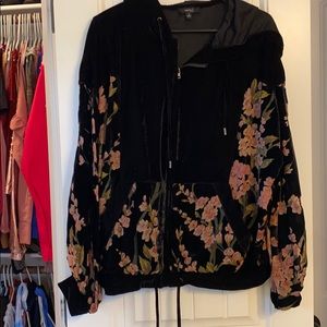 Velvet Floral Jacket